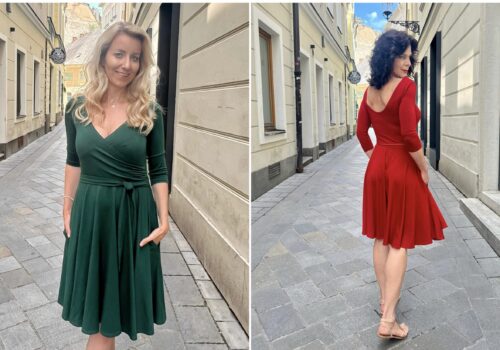 Výstrihy sa nenosia len vpredu
